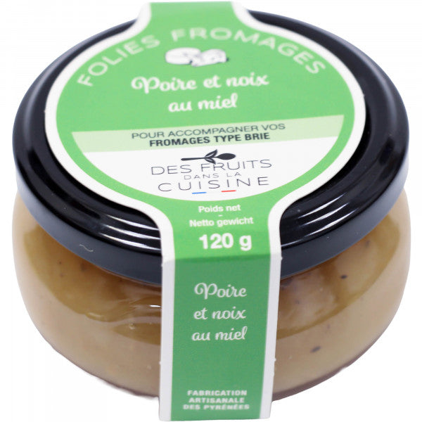 Konfitura Les Folies fromages do sera brie gruszka orzechy
