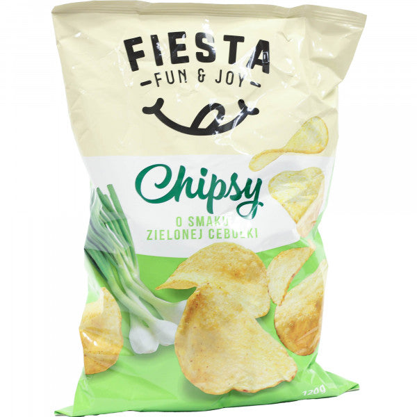 Chipsy Fiesta smak zielonej cebulki