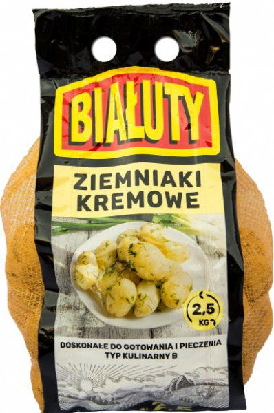 ZIEMNIAK JADALNY KREMOWY POLSKA 2KG BIAŁUTY