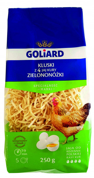 Goliard Kluski z jaj kury zielononóżki 250g