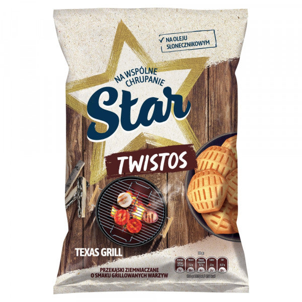 Star Twistos Przekąski ziemniaczane o smaku grillowanych warzyw 70 g