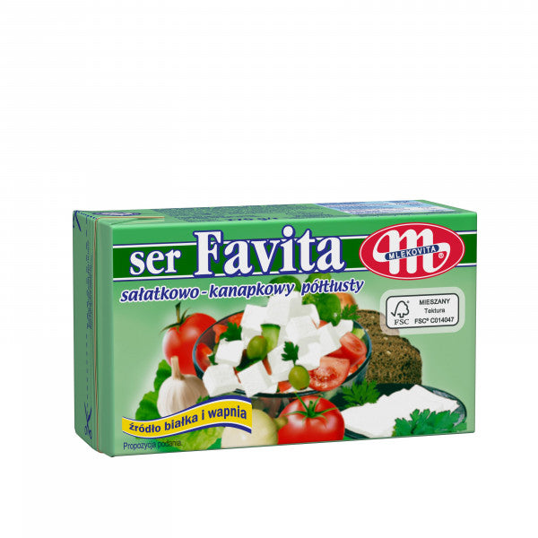 Mlekovita Ser Favita 16% tłuszczu 270g (24szt.)