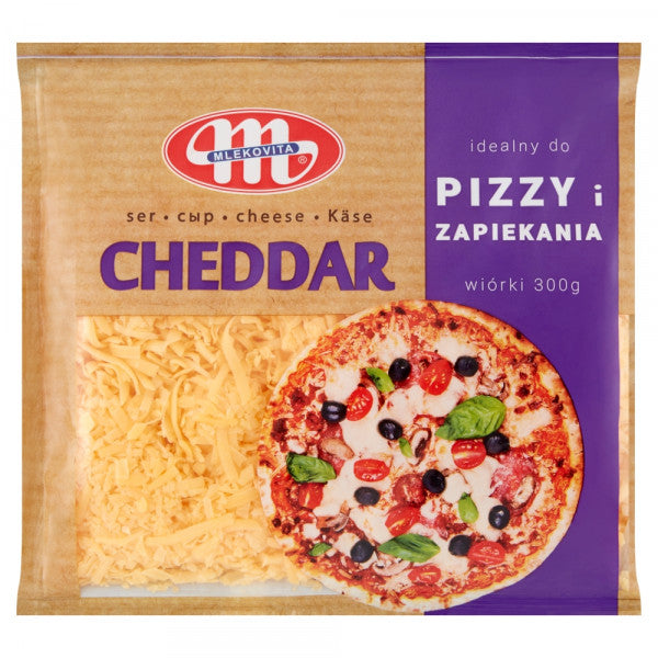 Mlekovita Ser Cheddar wiórki 300g
