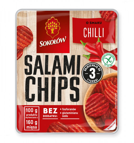 Chipsy salami Sokołów smak chilli