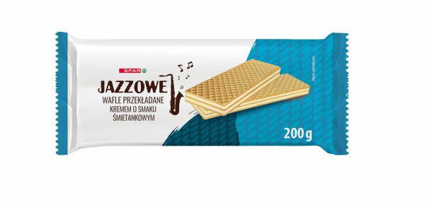 Wafelki Spar śmietankowe jazzowe