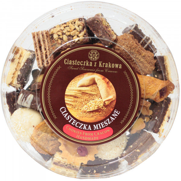 Ciastka mix koktajlowy - kruche,wafle,biszkopty