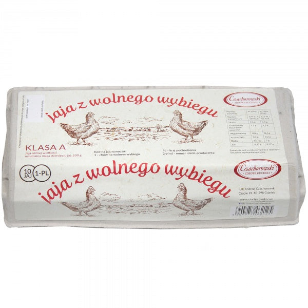Jaja Czachorowski z wolnego wybiegu M 10szt Czachorowski