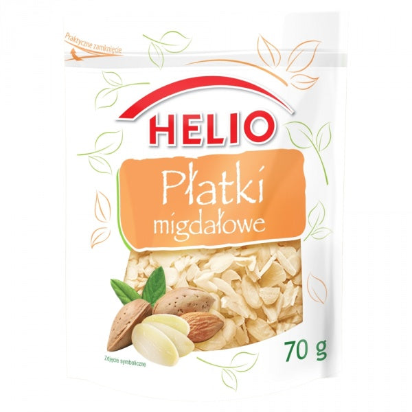 Płatki migdałowe Helio 70g