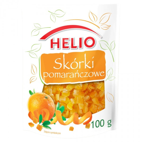 Skórki pomarańczowe 100g Helio