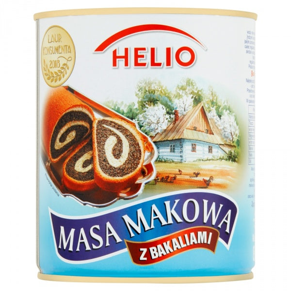 Masa makowa z bakaliami 850 g Helio