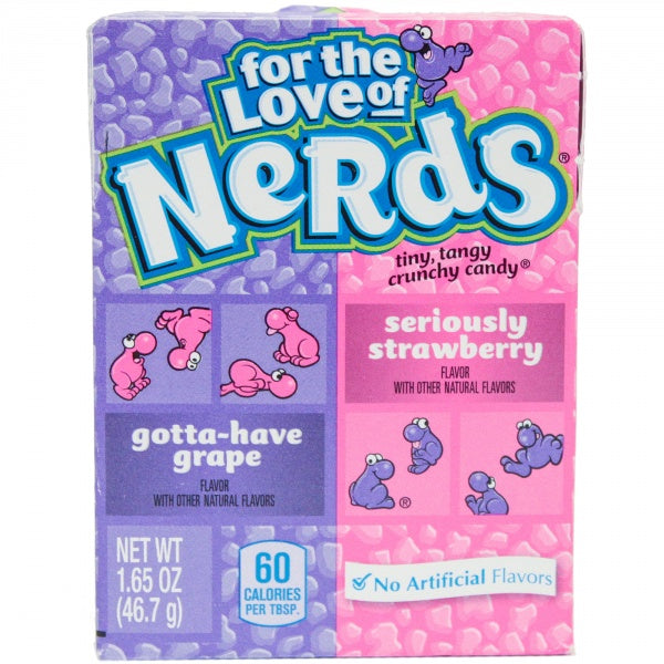 Cukierki Nerds winogrono-truskawka