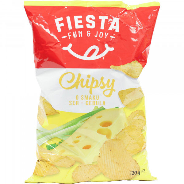 Chipsy karbowane Fiesta ser-cebulka