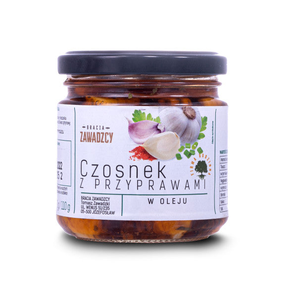 Czosnek Bracia Zawadzcy z przyprawami słoik