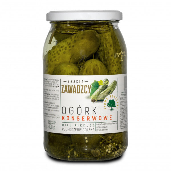 Ogórki Bracia Zawadzcy konserwowe słoik