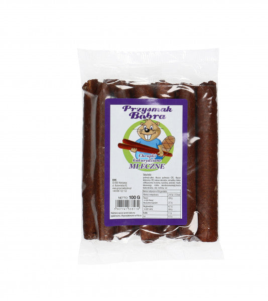 Chrupki Przysmak Bobra kukurydziane mleczne