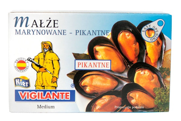 Małże marynowane pikantne