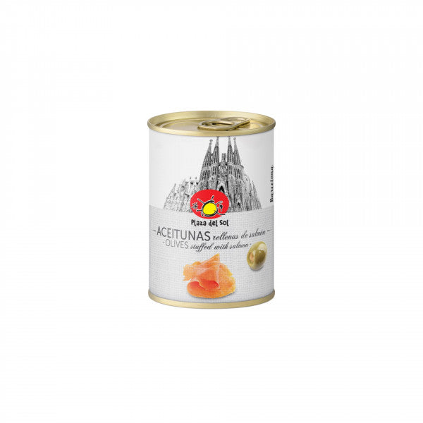 Oliwki nadziewane łososiem plaza del sol