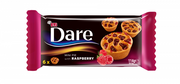 Babeczka Dare Moments muffins with raspberry