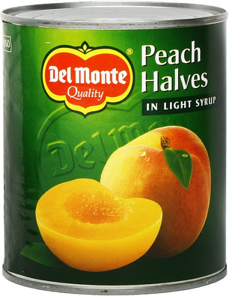 Brzoskwinie połówki w lekkim syropie Del Monte