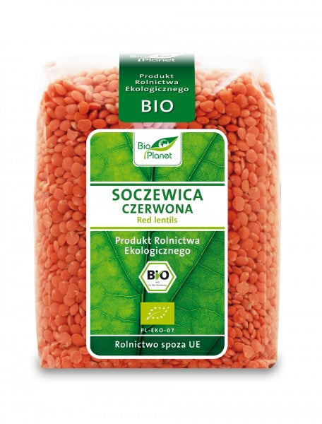 SOCZEWICA CZERWONA BIO 400 g - BIO PLANET