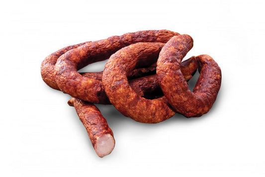 Kiełbasa Warmia Gospodarza z Warmińskiej wędzarni na ciepło