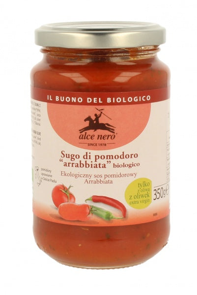SOS POMIDOROWY ARRABIATA BIO 350 g - ALCE NERO