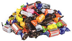 CUKIERKI MIX-MICHAŁKI ZAMKOWE,BIAŁE,KAWOWE,POMARAŃCZOWE