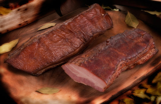 Boczek wiejski tradycyjnie wędzony wolarek