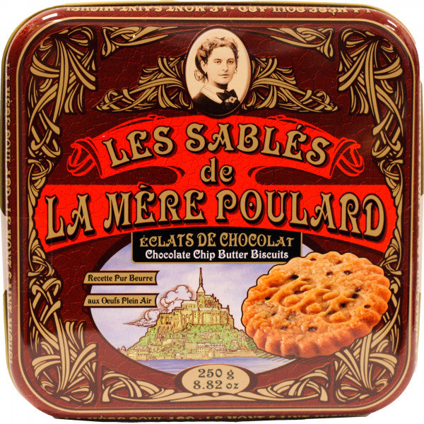 Ciastka le mare poulard kruche maślane z kawałkami czekolady 250g