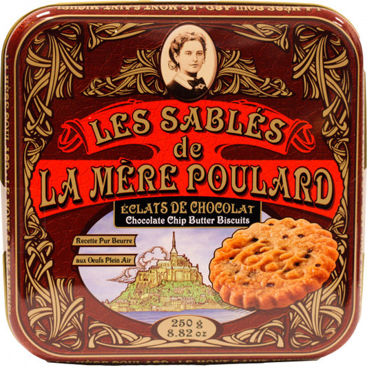 Ciastka le mare poulard kruche maślane z kawałkami czekolady 250g