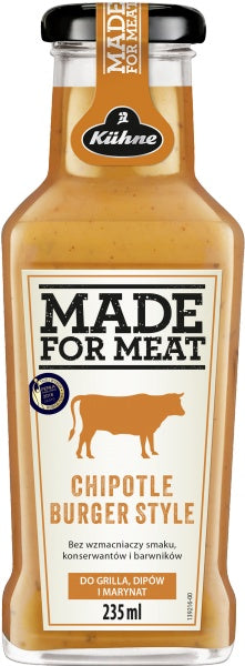 Sos made for meat chipotle burger