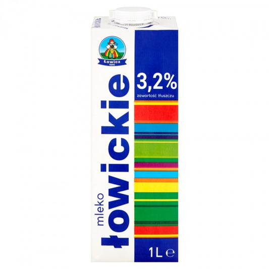 Mleko Łowickie Premium UHT 3,2% 1L Łowicz