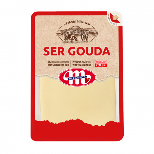 Mlekovita Ser Gouda dojrzewający plastry 500g