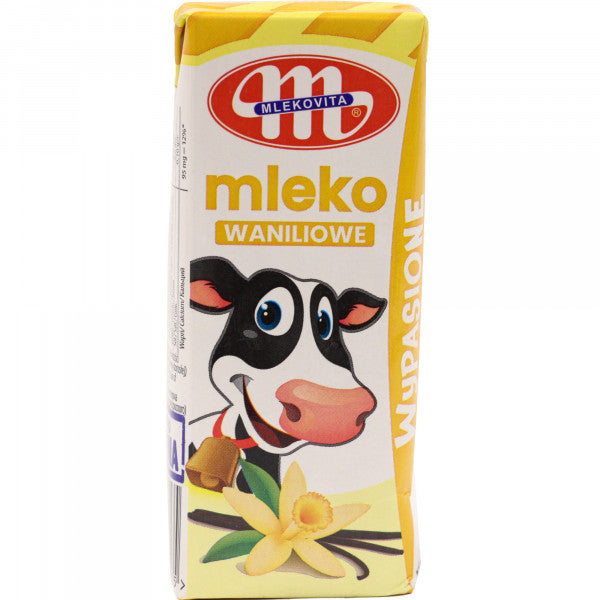 Mlekovita Mleko UHT waniliowe Wypasione 200ml