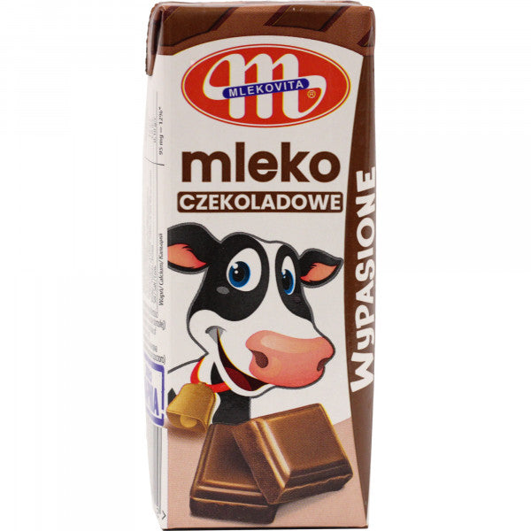 Mlekovita Mleko UHT czekoladowe Wypasione 200ml