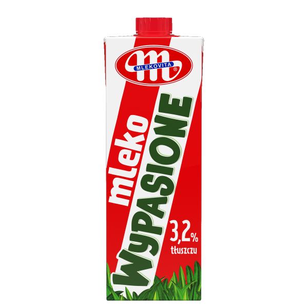 Mlekovita Mleko UHT 3,2% tłuszczu Wypasione  1l