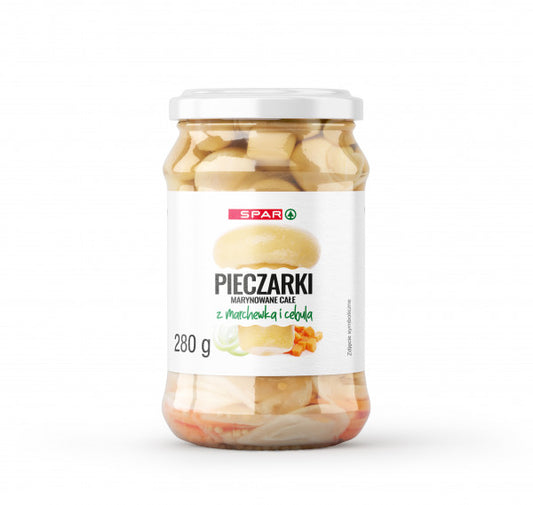 Pieczarki Spar marynowane z marchewką i cebulą