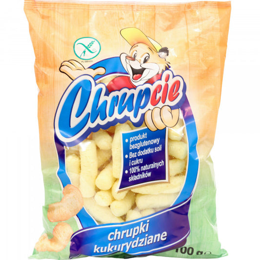 Chrupki chrupcie kukurydziane bezglutenowe 100 g