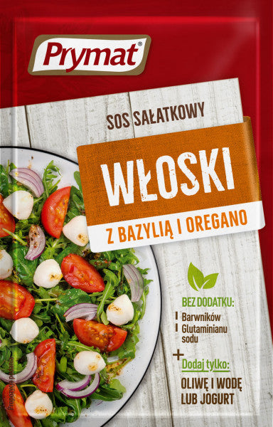 Prymat Sos sałatkowy włoski z bazylią i oregano 9 g