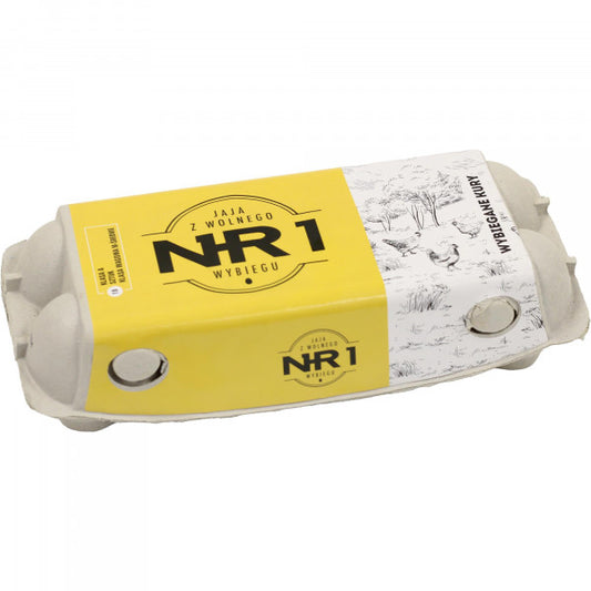 Jaja Wybiegane Kury z wolnego wybiegu M / 10 szt.