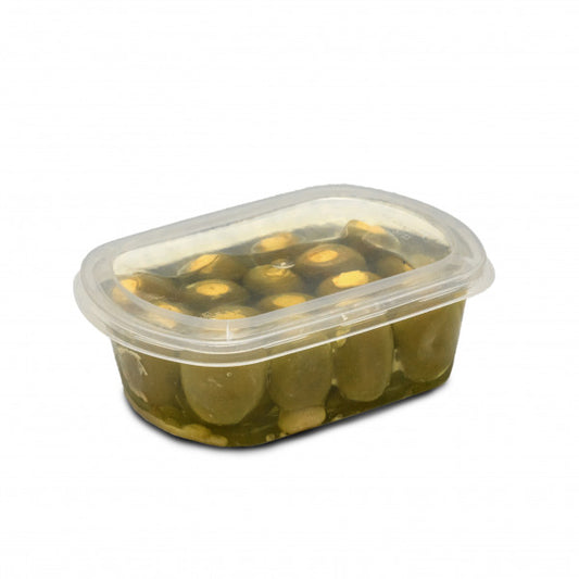 Oliwki Bracia Zawadzcy zielone nadziewane masą serową