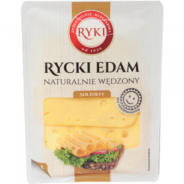 Ser Rycki Edam Wędzony - otwórz zamknij - 135 g
