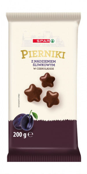 Pierniki Spar w czekoladzie nadzienie śliwkowe