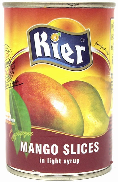 Mango plastry w lekkim syropie