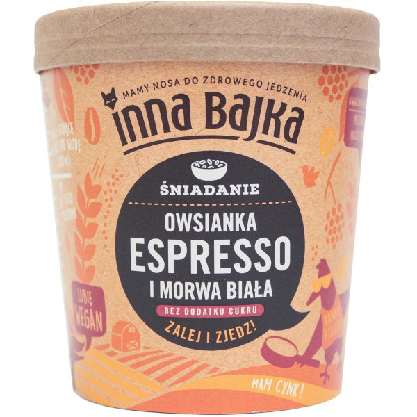 Inna Bajka Owsianka Espresso i Morwa Biała 70g