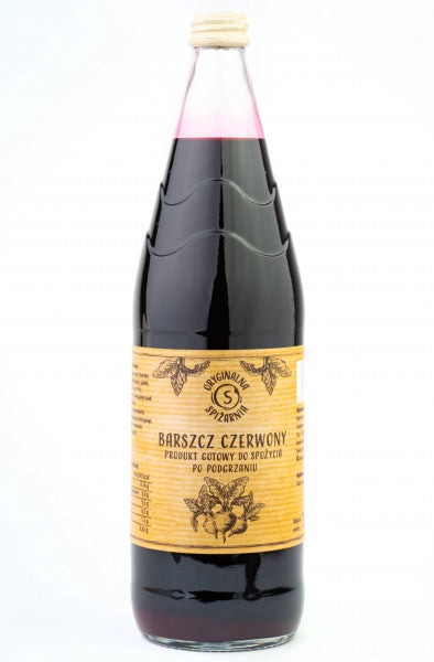 Zupa Oryginalny barszcz czerwony z buraków ćwikłowy