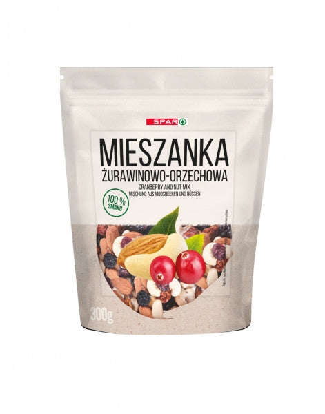 Mieszanka orzechów Spar z żurawiną