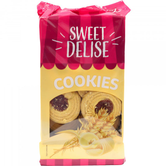 Ciastka Sweet Delise maślane z marmoladą