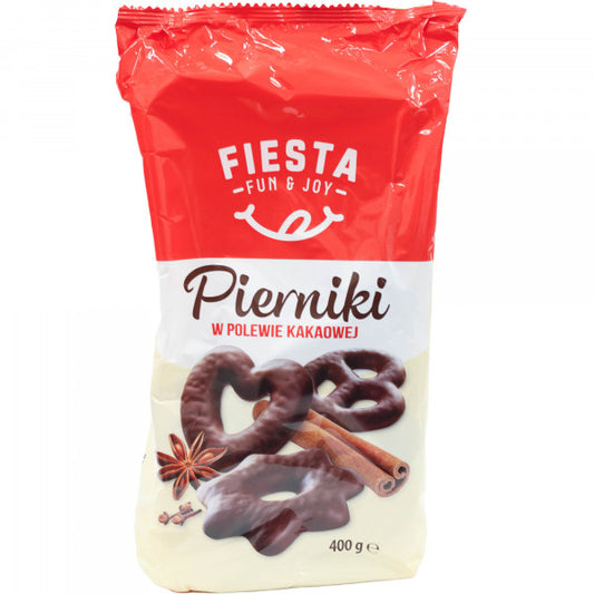 Pierniki Fiesta precle w polewie kakaowej