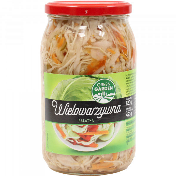 Sałatka green garden wielowarzywna 820ml